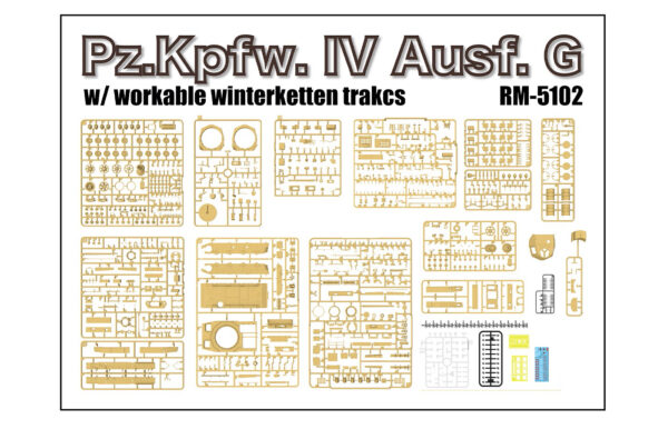 RyeField Model Pz.Kpfw. IV Ausf. G Workable Tracks 1/35 Scale RM-5102