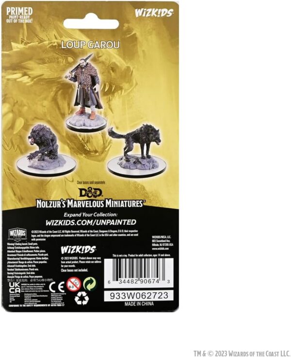 Wizkids D&D Nolzurs Marvelous Unpainted Miniatures Wave 22 Loup Garou 90674