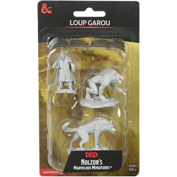 Wizkids D&D Nolzurs Marvelous Unpainted Miniatures Wave 22 Loup Garou 90674