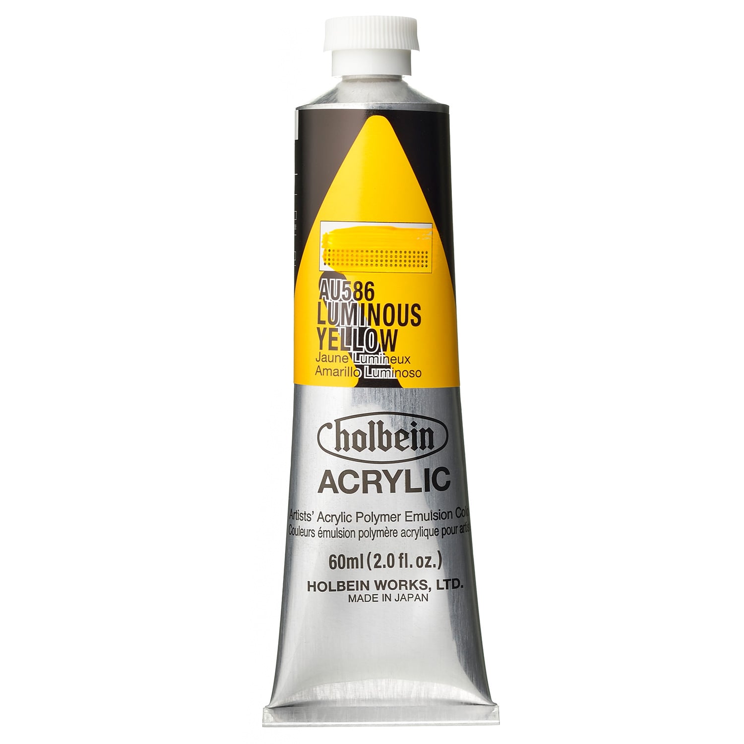 Holbein Heavy Body Luminous Yellow 60ml AU586C