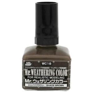 Mr Weathering Color Shade Brown WC18
