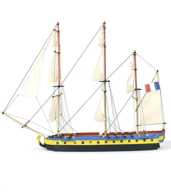Artesania Latina Hermione La Fayette Easy Kit with Paint Set 1/160 Scale 17000