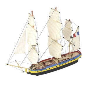 Artesania Latina Hermione La Fayette Easy Kit with Paint Set 1/160 Scale 17000