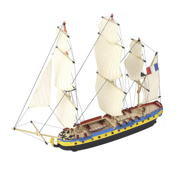 Artesania Latina Hermione La Fayette Easy Kit with Paint Set 1/160 Scale 17000