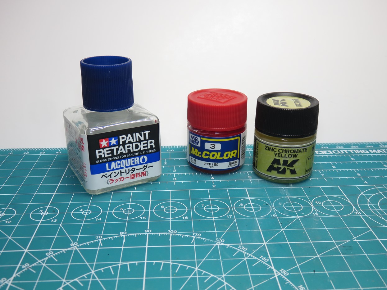 Use Tamiya Lacquer Retarder with Mr Color and AKI Real Colors