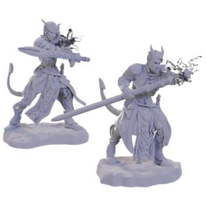 Wizkids D&D Nolzurs Marvelous Unpainted Miniatures Wave 22 Tiefling Warlocks 90670