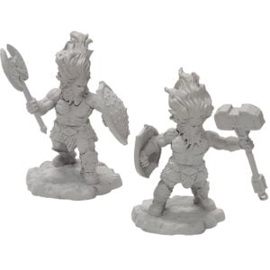 Wizkids D&D Nolzurs Marvelous Unpainted Miniatures Wave 22 Azer Warriors 90675