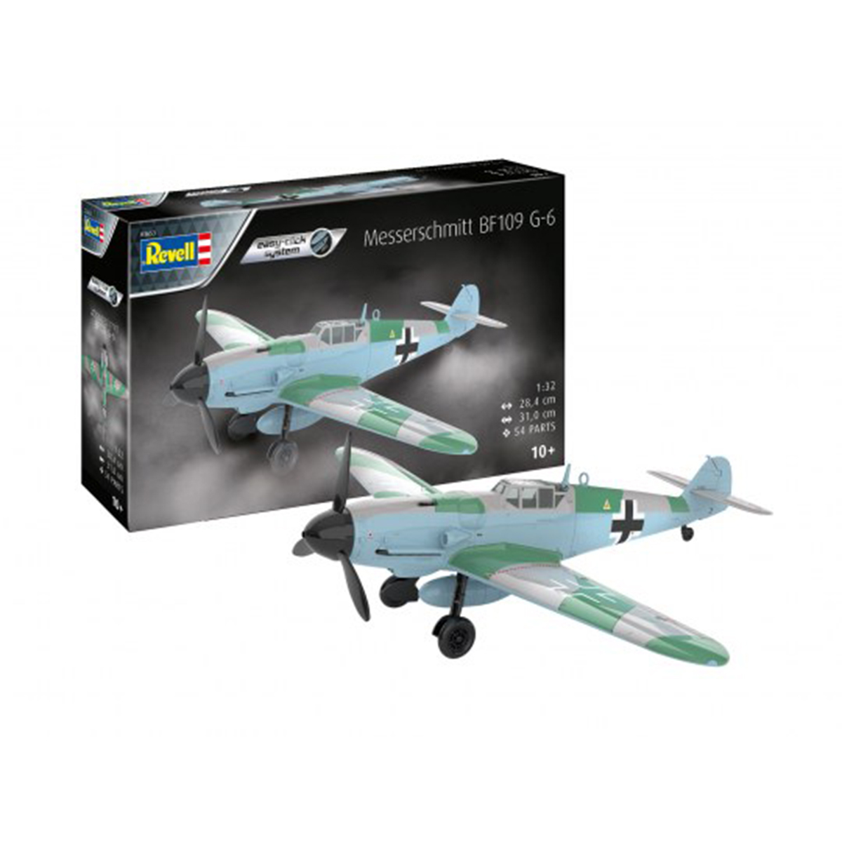 Revell Messerschmitt BF109 G-6 Easy Click 1/48 Scale 03653