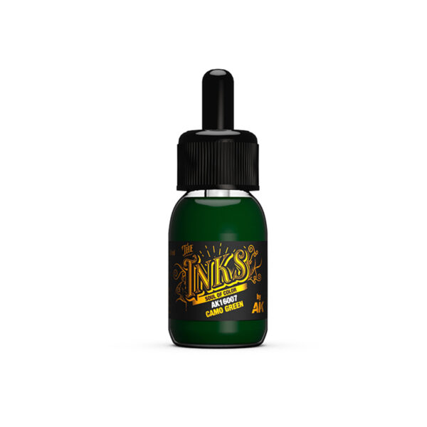 AK Interactive The Inks Camo Green 16007