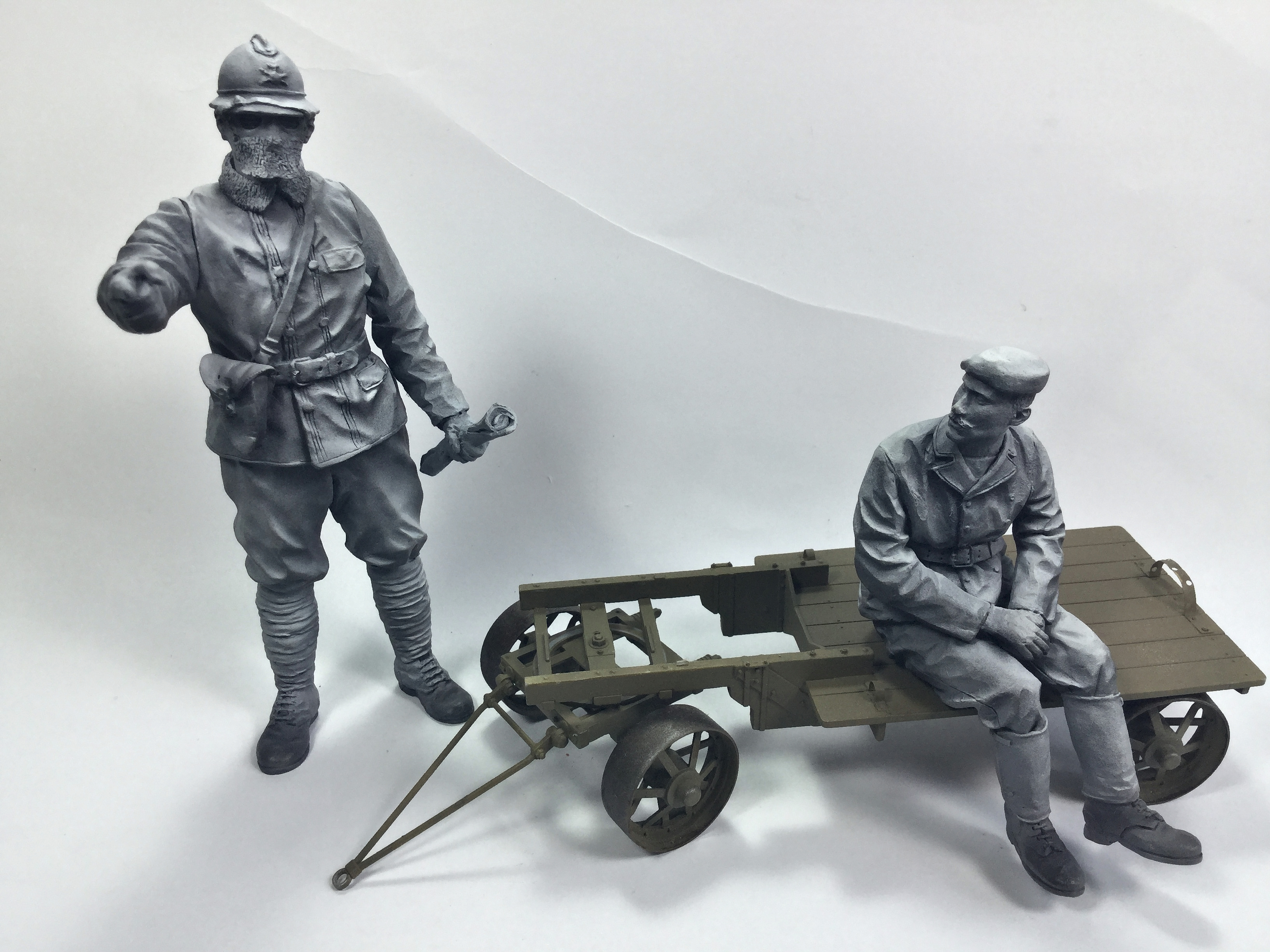 WWI French Tank Crew Fill Boards