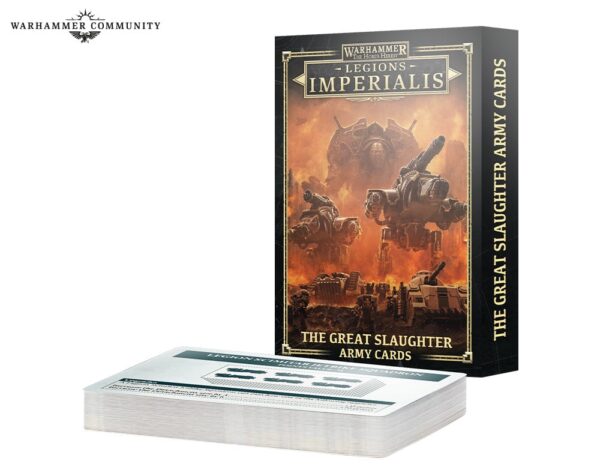 Warhammer The Horus Hersey Legions Imperialis The Great Slaughter Army Cards 03-58