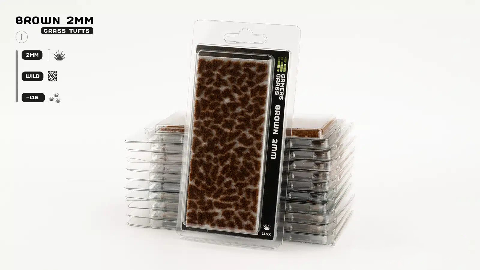 Gamers Grass Brown 2mm Tufts GG2-B