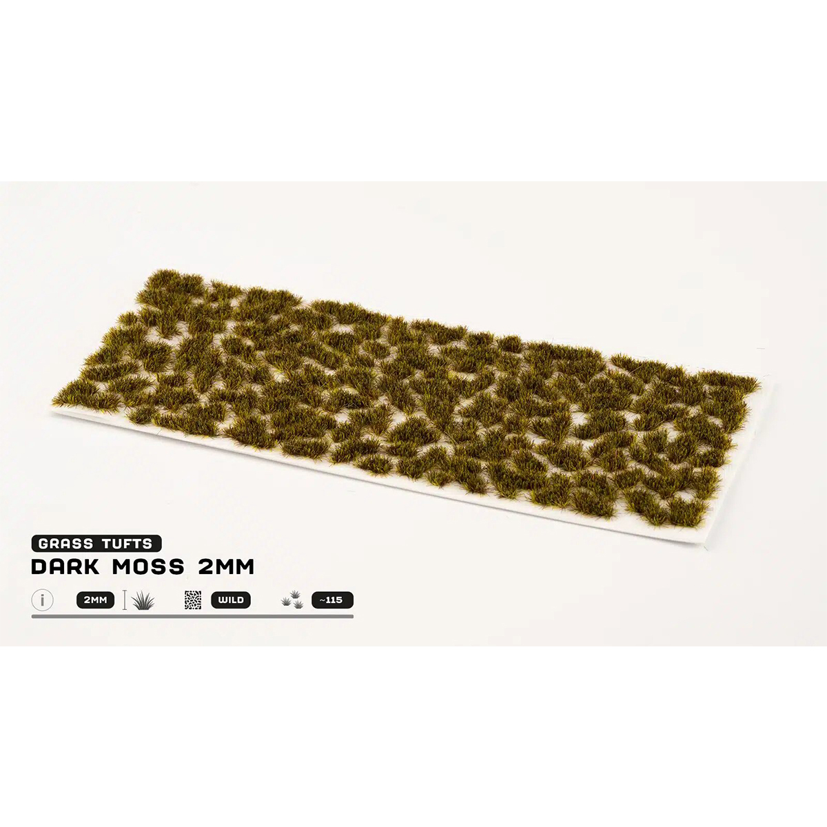 Gamers Grass Dark Moss 2mm Tufts GG2-DMO