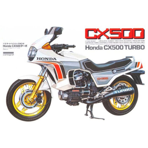 Tamiya Honda CX500 Turbo Motorcycle 1/12 Scale 14016