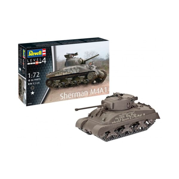Revell Sherman M4A1 Tank 1/72 Scale 03290