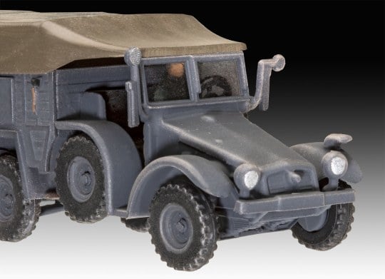 Revell Krupp Protze KFZ 69 with 3.7cm Pak 1/76 Scale 03344