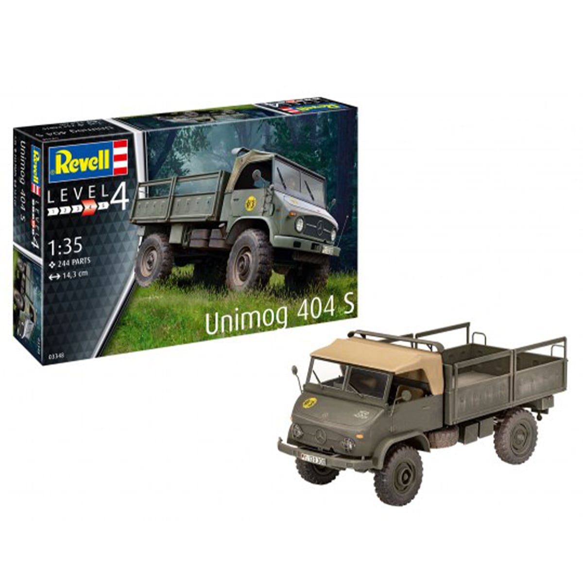 Revell Unimog 404 S Truck 1/35 Scale 03348