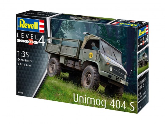 Revell Unimog 404 S Truck 1/35 Scale 03348