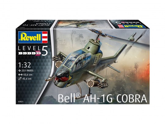 Revell Bell AH-1G Cobra Helicopter 1/32 Scale 03821