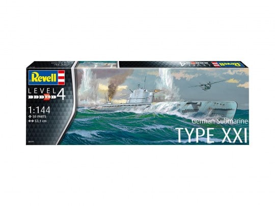 Revell German Submarine Type XXI 1/144 Scale 05177