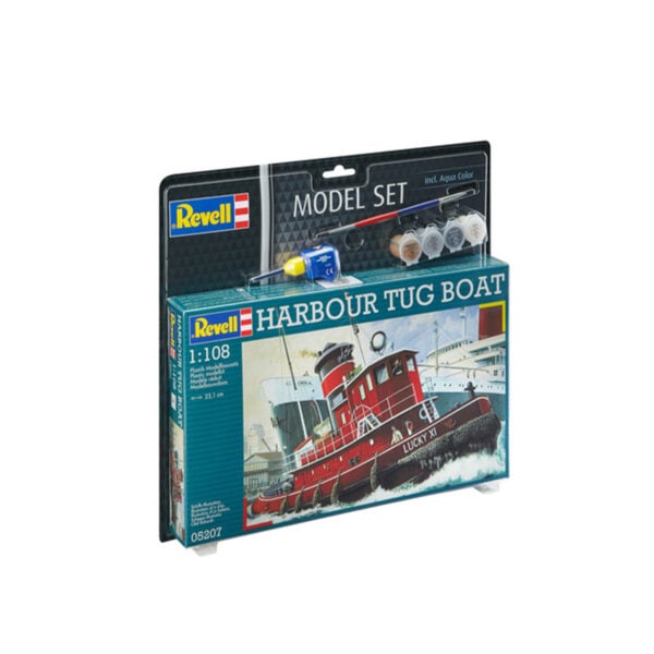Revell Harbour Tug Boat 1/108 Scale 65207 Model Set