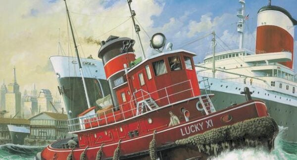 Revell Harbour Tug Boat 1/108 Scale 65207 Model Set