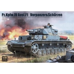 Border Model Pz.Kpfw.IV Ausf.F1 Vorpanzer and Schurzen 1/35 Scale BT-003