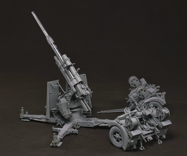 Border Model German 88mm Gun Flak36 with Six Figures Metal Box 1/35 Scale BT-013