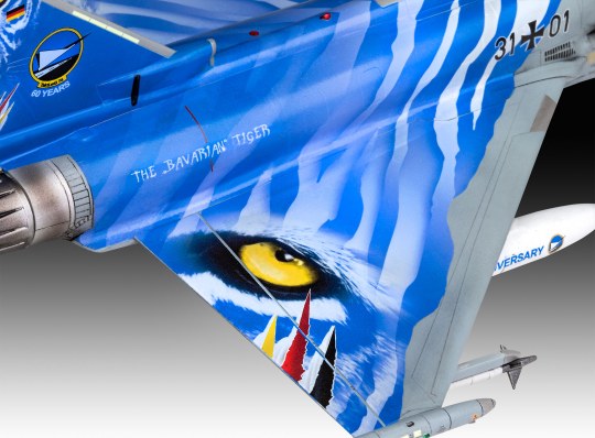 Revell Eurofighter Typhoon Bavarian Tiger 2021 1/72 Scale 63818 Model Set