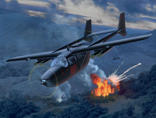 Revell O-2A Skymaster 1/48 Scale 63819 Model Set