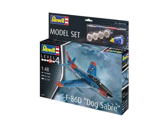 Revell F-86D Dog Sabre 1/48 Scale 63832 Model Set