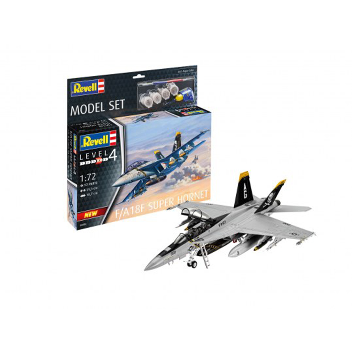 Revell F/A 18F Super Hornet 1/72 Scale 63834 Model Set • Canada's