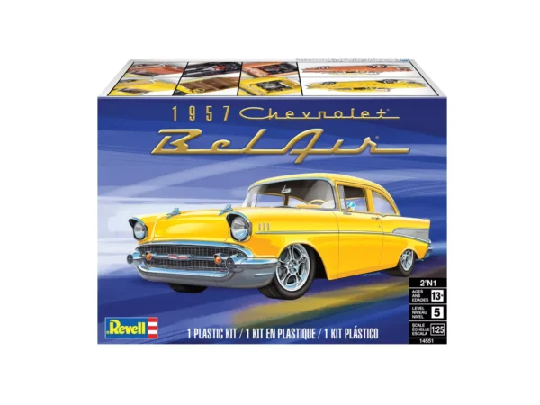 Revell 1957 Chevrolet Belair 2n1 1/25 Scale RMX 85-4551 14551