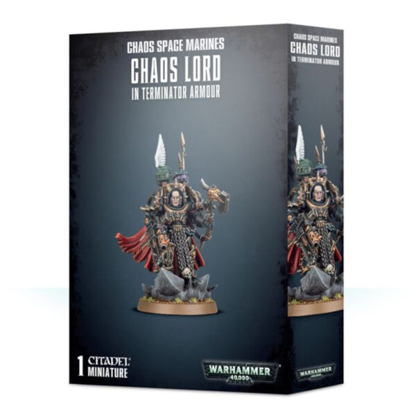Warhammer 40000 Chaos Space Marines Chaos Lord In Terminator Armour 43-12