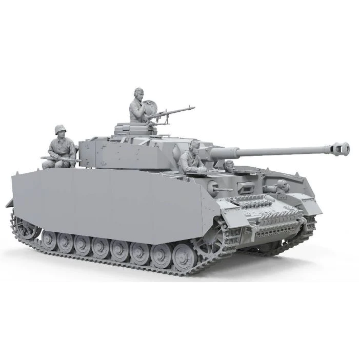Border Model PzKpfw.IV Ausf.H Early Mid with Four Crew Battle of Caen 1/35 Scale BT-005
