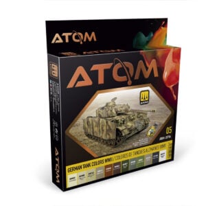 Ammo by Mig ATOM German Tank Colors WWII Paint Set ATOM-20704