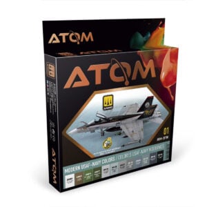 Ammo by Mig ATOM Modern USAF NAVY Colors Paint Set ATOM-20700