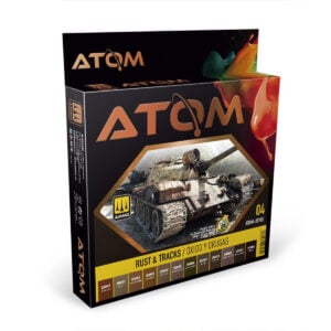 Ammo by Mig ATOM Rust & Tracks Paint Set ATOM-20703