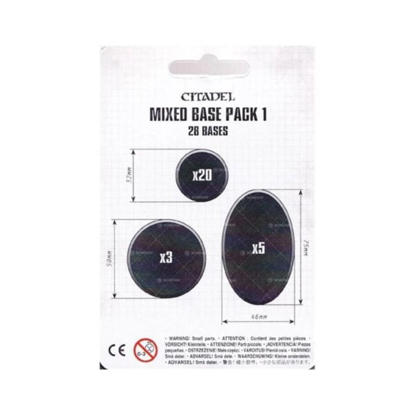 Citadel Mixed Base Pack 1 Set of 28 Bases 66-19