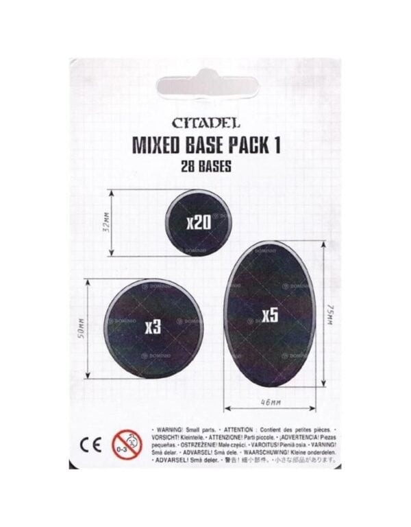 Citadel Mixed Base Pack 1 Set of 28 Bases 66-19