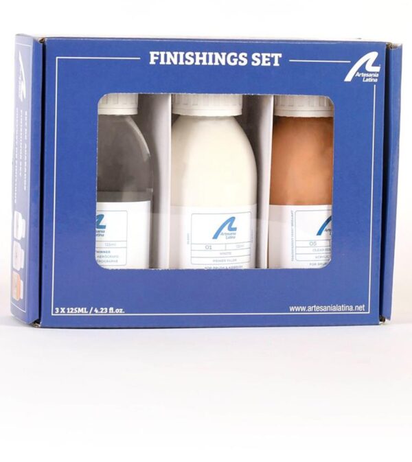 Artesania Latina Acrylic Set of 3 Finishing Paints Set 125Ml 277PACKB1