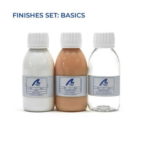 Artesania Latina Acrylic Set of 3 Finishing Paints Set 125Ml 277PACKB1