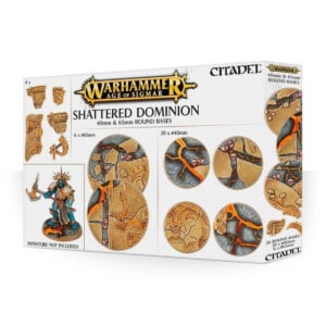 Warhammer Age of Sigmar Shattered Dominion 65 and 40mm Round Bases