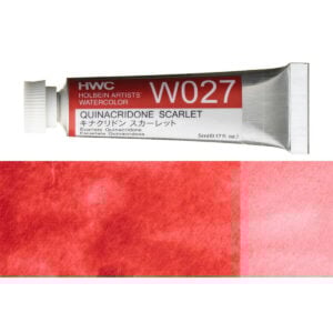 Holbein Artist Watercolour Quinacridone Scarlet was Cherry Red RN 5ml W027C