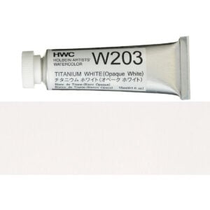 Holbein Artist Watercolour Titanium White 15ml W203A