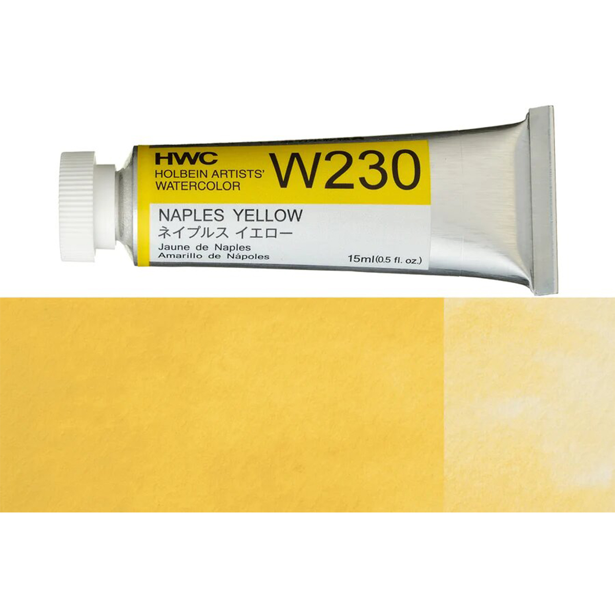 Holbein Artist Watercolour Naples Yellow 15ml W230A