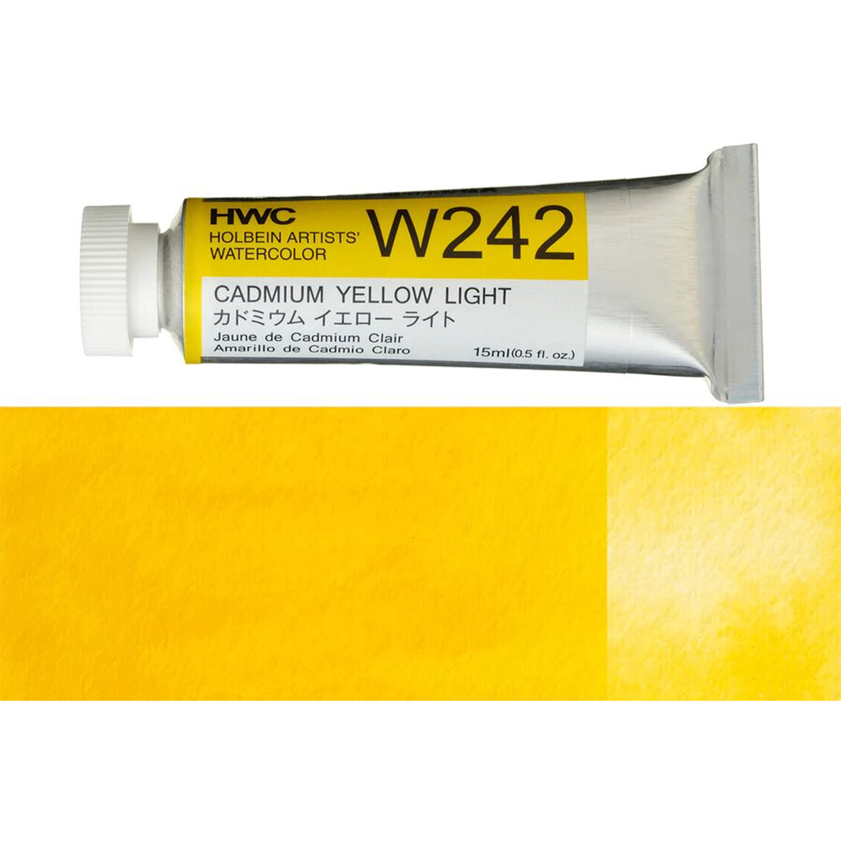 Holbein Artist Watercolour Cadmium Yellow Light 15ml W242C