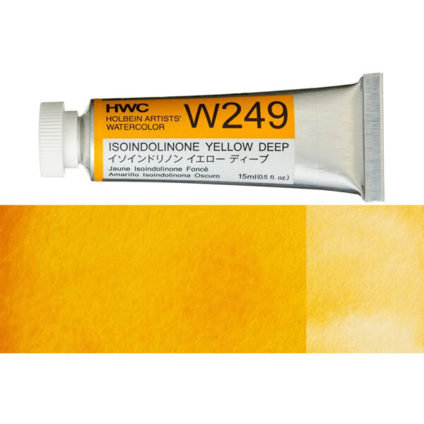 Holbein Artist Watercolour Isoindolinone Yellow Deep 15ml W249C