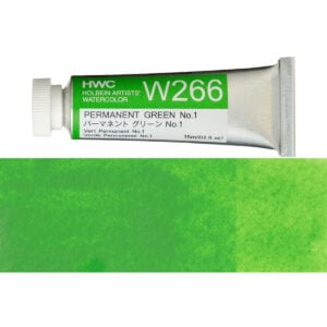 Holbein Artist Watercolour Permanent Green #1 15ml W266A