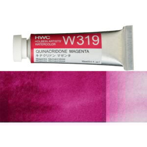 Holbein Artist Watercolour Quinacridone Magenta was Rose Violet RN 15ml W319C
